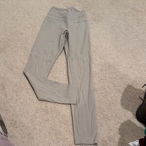 Gymshark Whitney Simmons colab High-Waisted tan Leggings sz xs